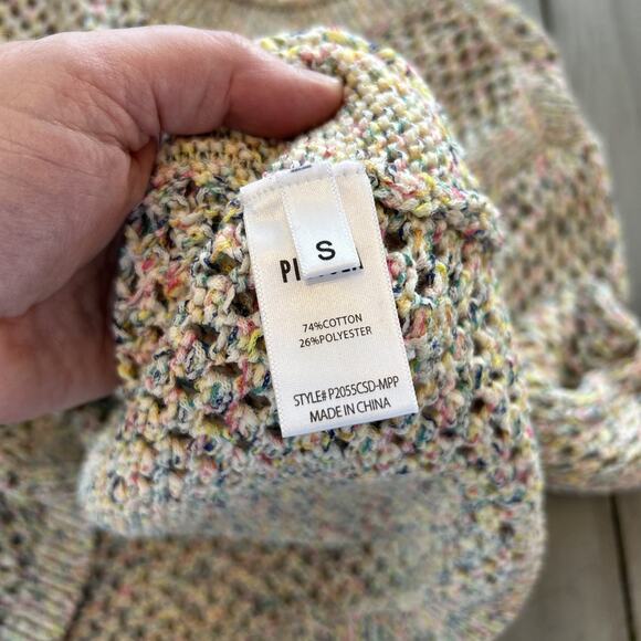 Pistola Caroline Open Knit Confetti Sweater Sz S - Picture 8 of 10
